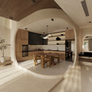 Alara Dining SetFull Set Table With 4 Chairs | Walnut | Solid Browned Oak Wood  With Natural Grains