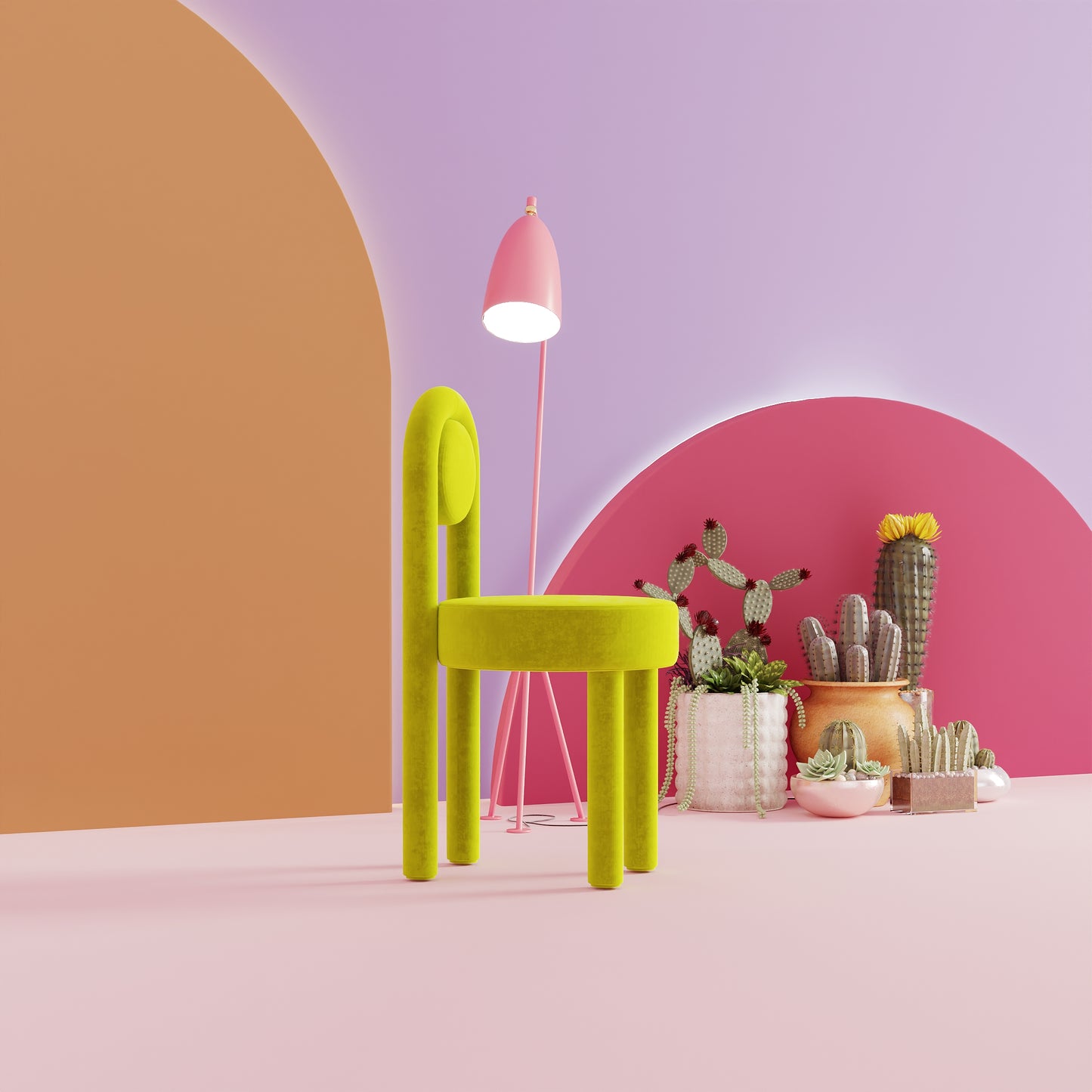 Yellow Accent Chair Dims 