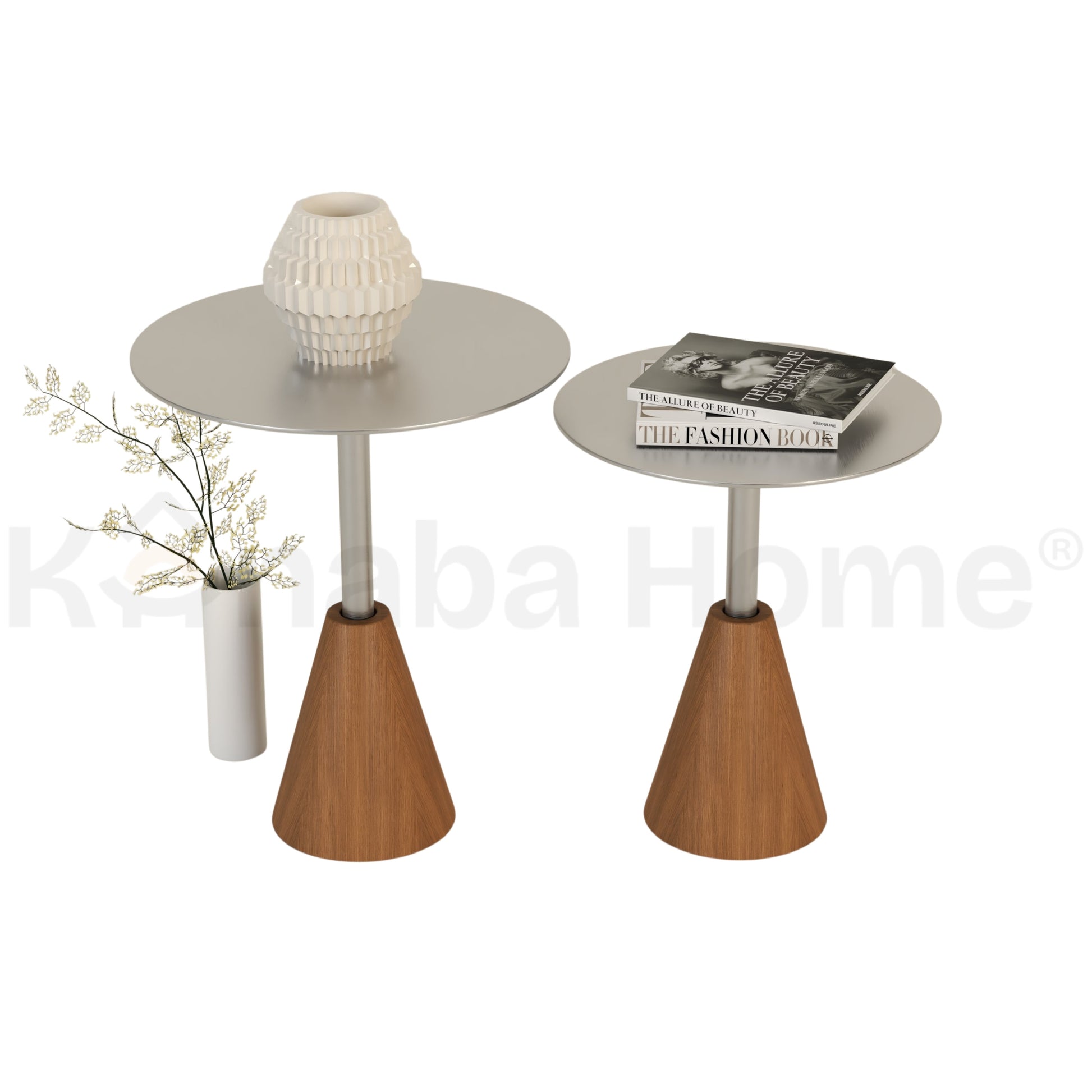Apex Duo Steel Side Table Set