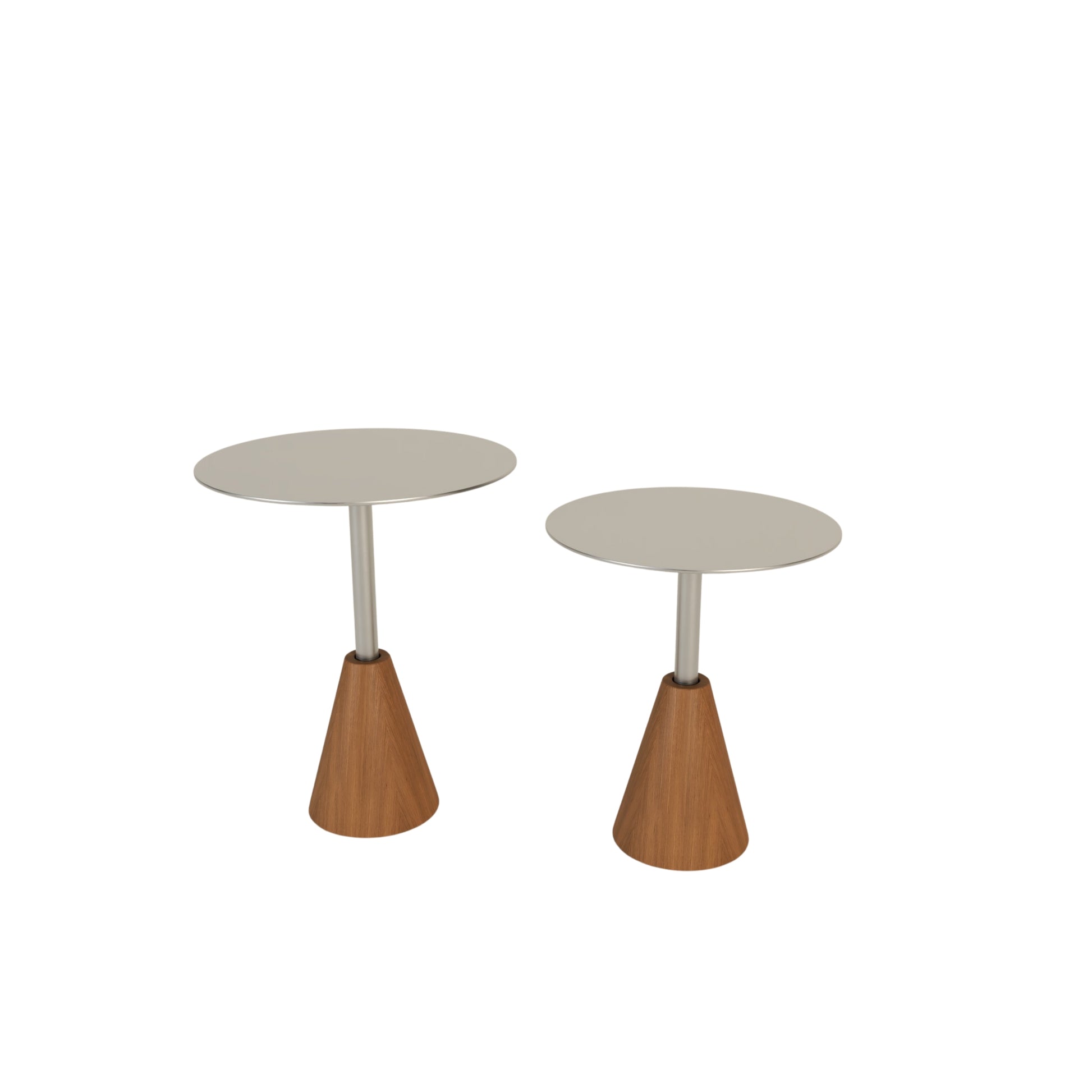 Apex Duo Steel Side Table Set