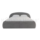 ArcLux BedQueen Size Mattress: 160x200 cm: Overall Dimensions: W 220 × D 235 × H 110 cm / GREY (ANC 8020-72)