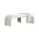 Arden BenchWhite | Boucle