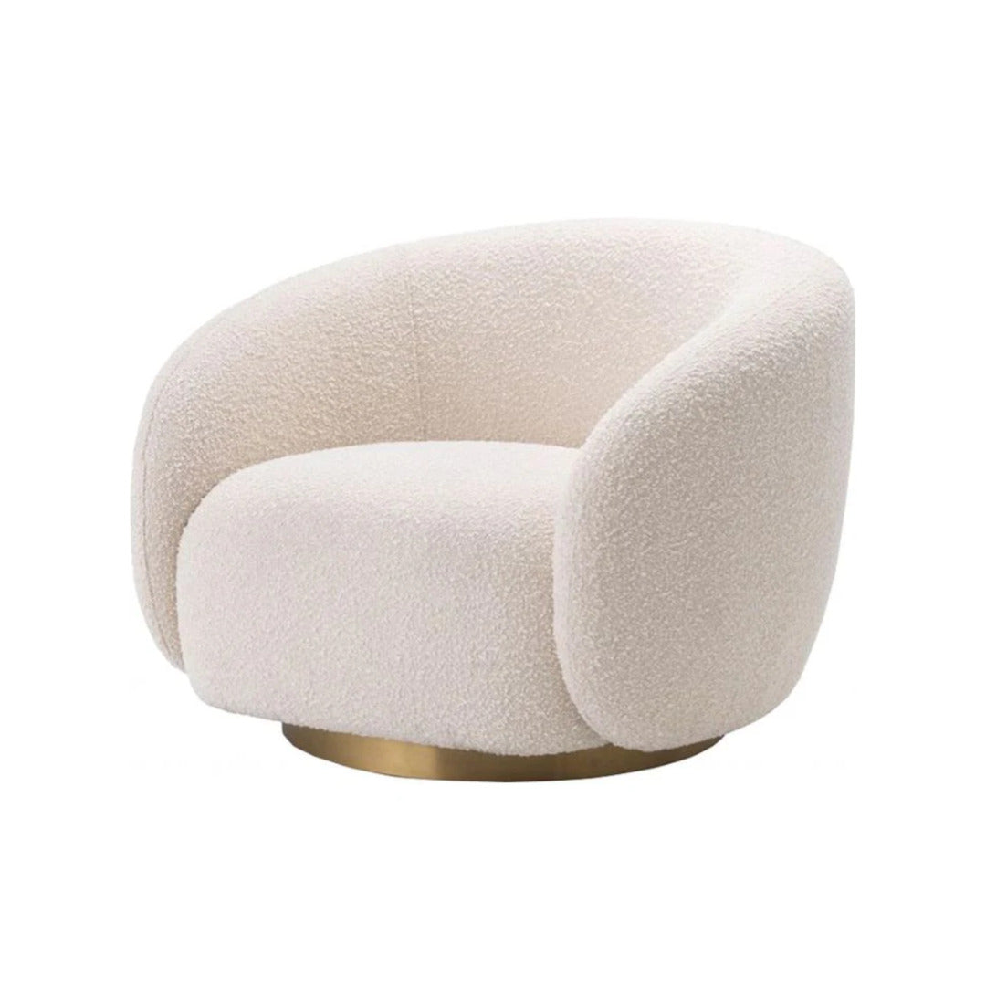 Modern White Armchair 