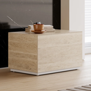 Aris NightstandTravertine Marbel Veneer