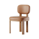 Arix Dining ChairBrown | Faux Leather