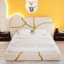 Arva Japanese BedC. King Bed: Mattress Size 200 x 200 cm | Overall Dimensions: W 240 x D 230 x H 120 cm