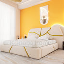 Arva Japanese BedQueen Bed: Mattress Size 160 x 200 cm | Overall Dimensions: W 200 x D 230 x H 120 cm