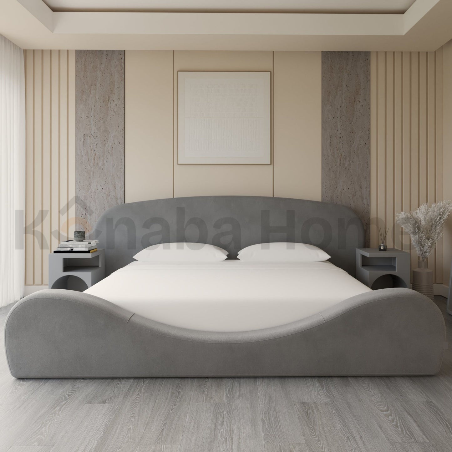 Modern Aura Wave Bed