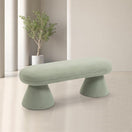 Auro Upholstered BenchLight Green