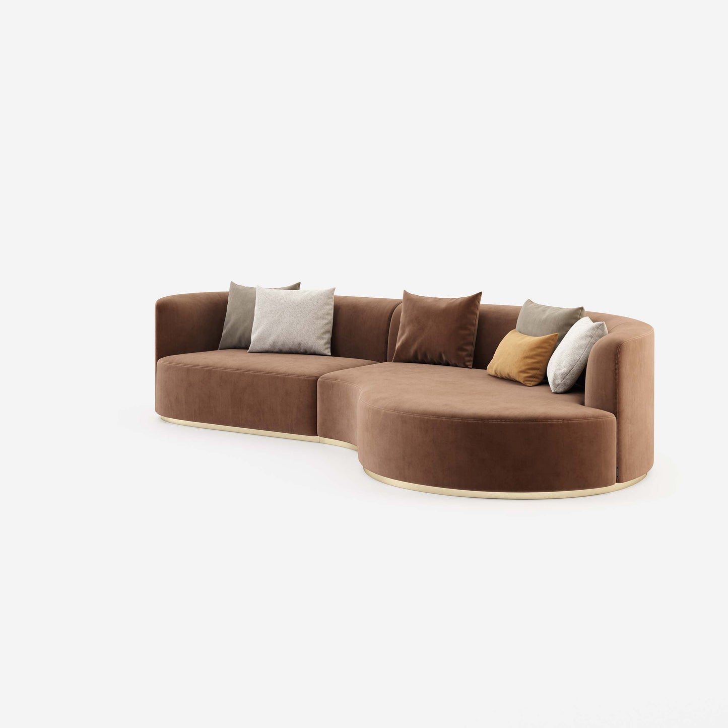 Premium velvet sofa in dubai
