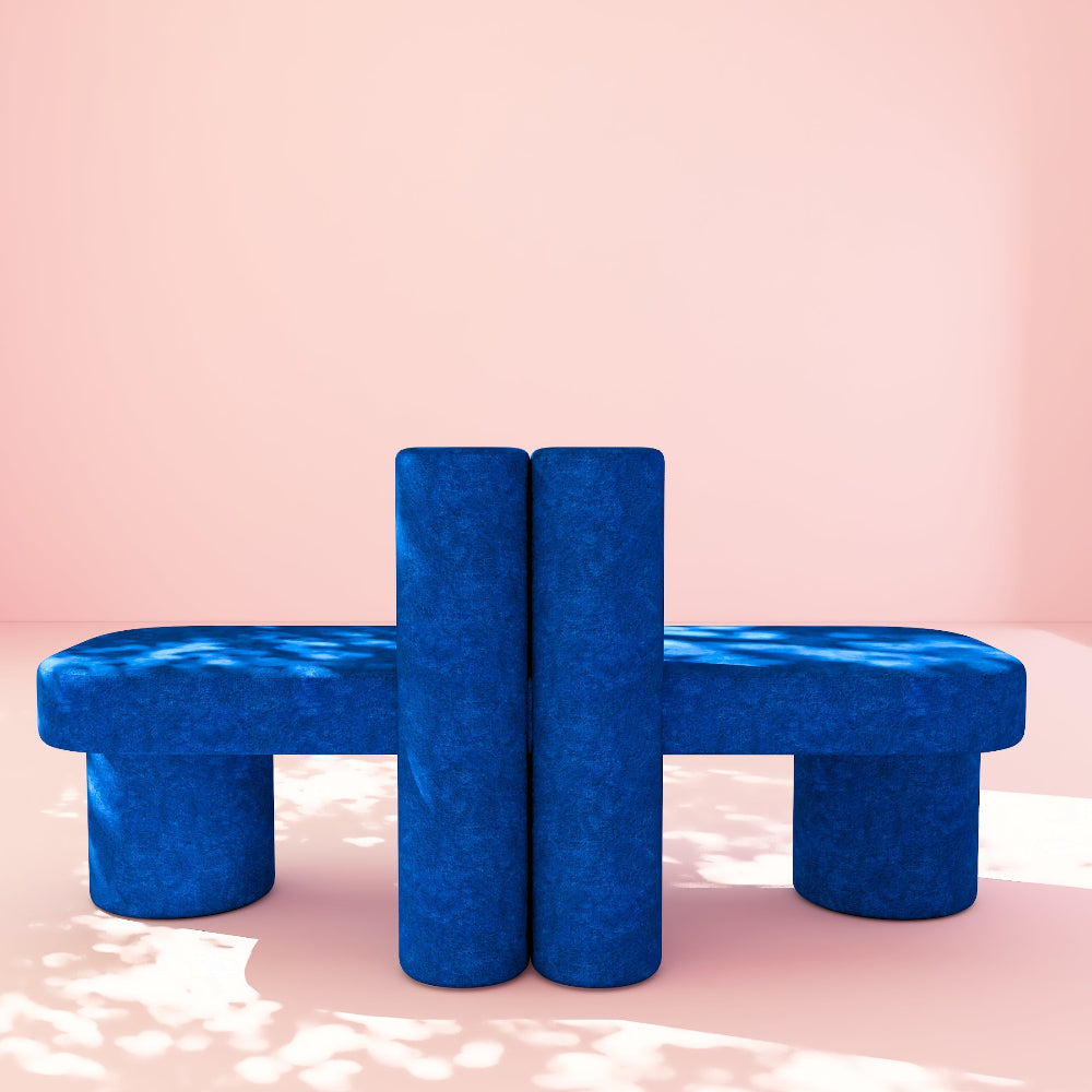 Velvet Upholstered Bench 