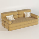 Boll Sofa BedYellow (M FABRIC 2460-21 & 2660-02)