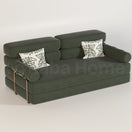 Boll Sofa BedGreen (M FABRIC 2510-19 & 2660-06)