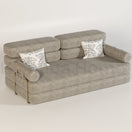 Boll Sofa BedGrey (M FABRIC 2510-23 & 2660-18)