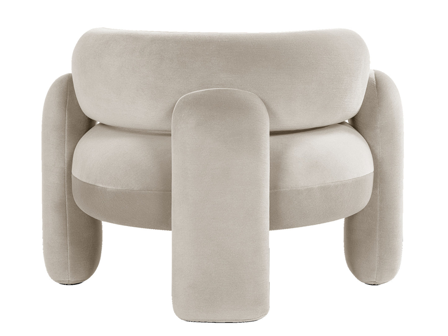 Modern White Armchair 