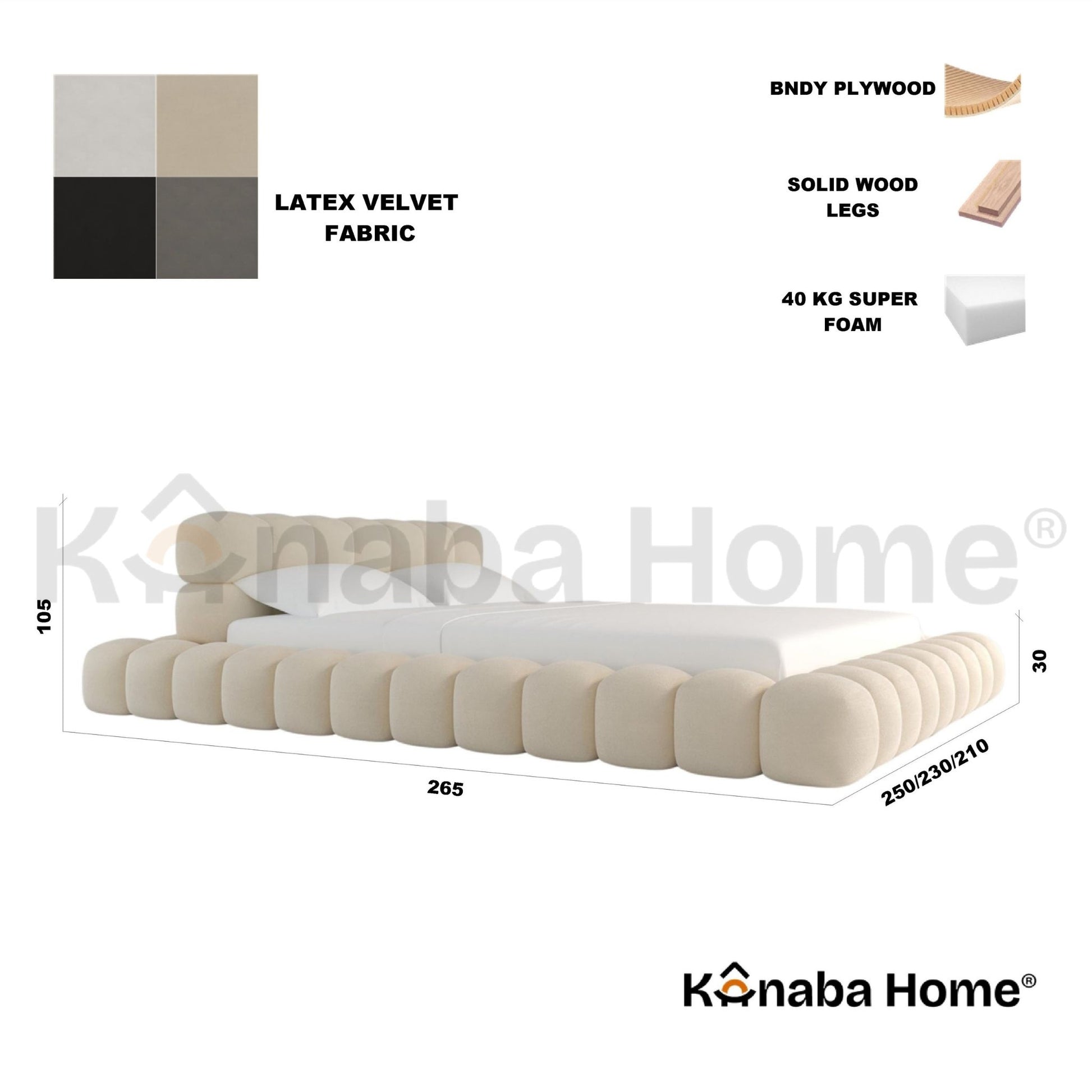 Bubble Frame Bed