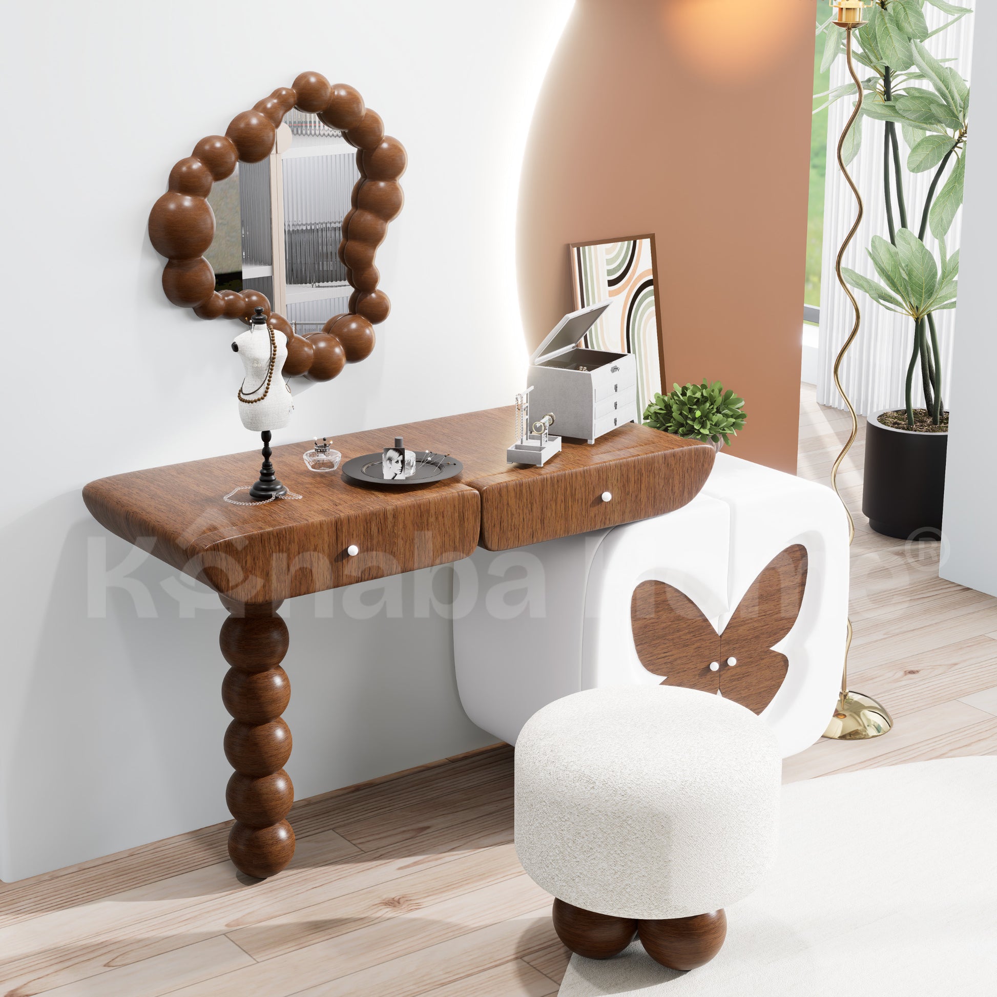 Butterfly Vanity Set