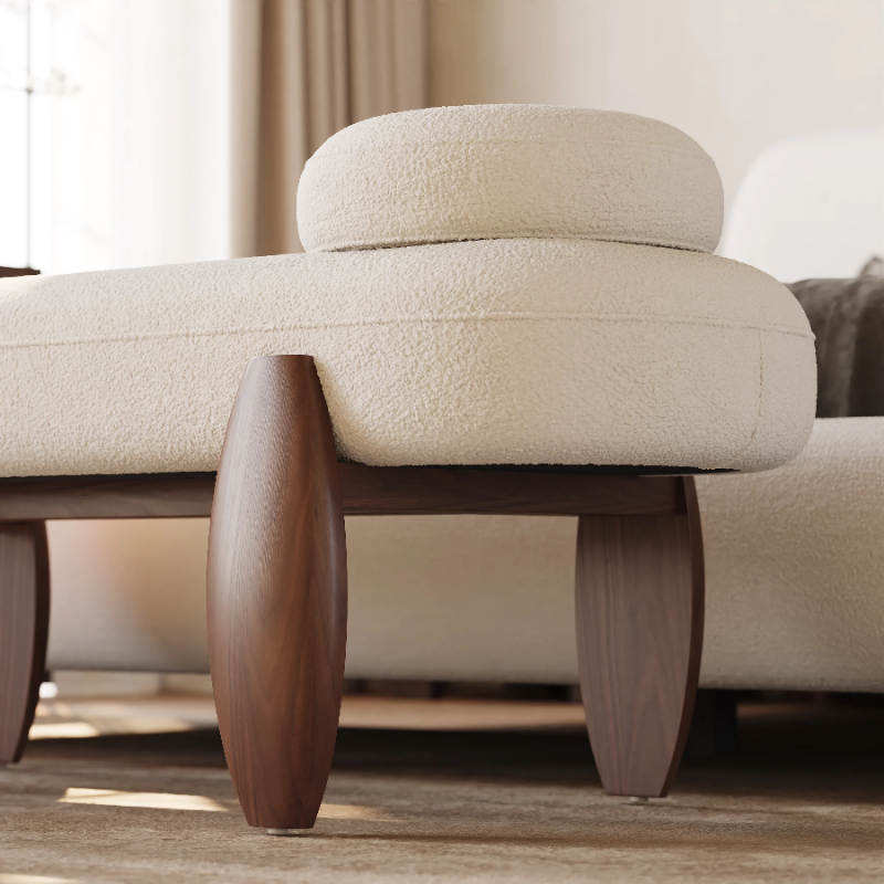 Premium Velvet Bench 