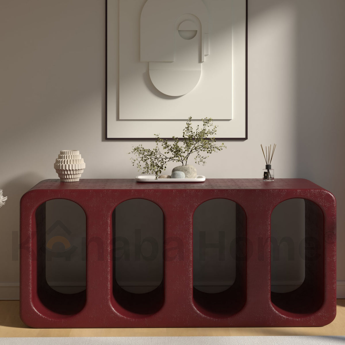 Cavity Console Table