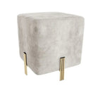 Clair Vanity StoolGray