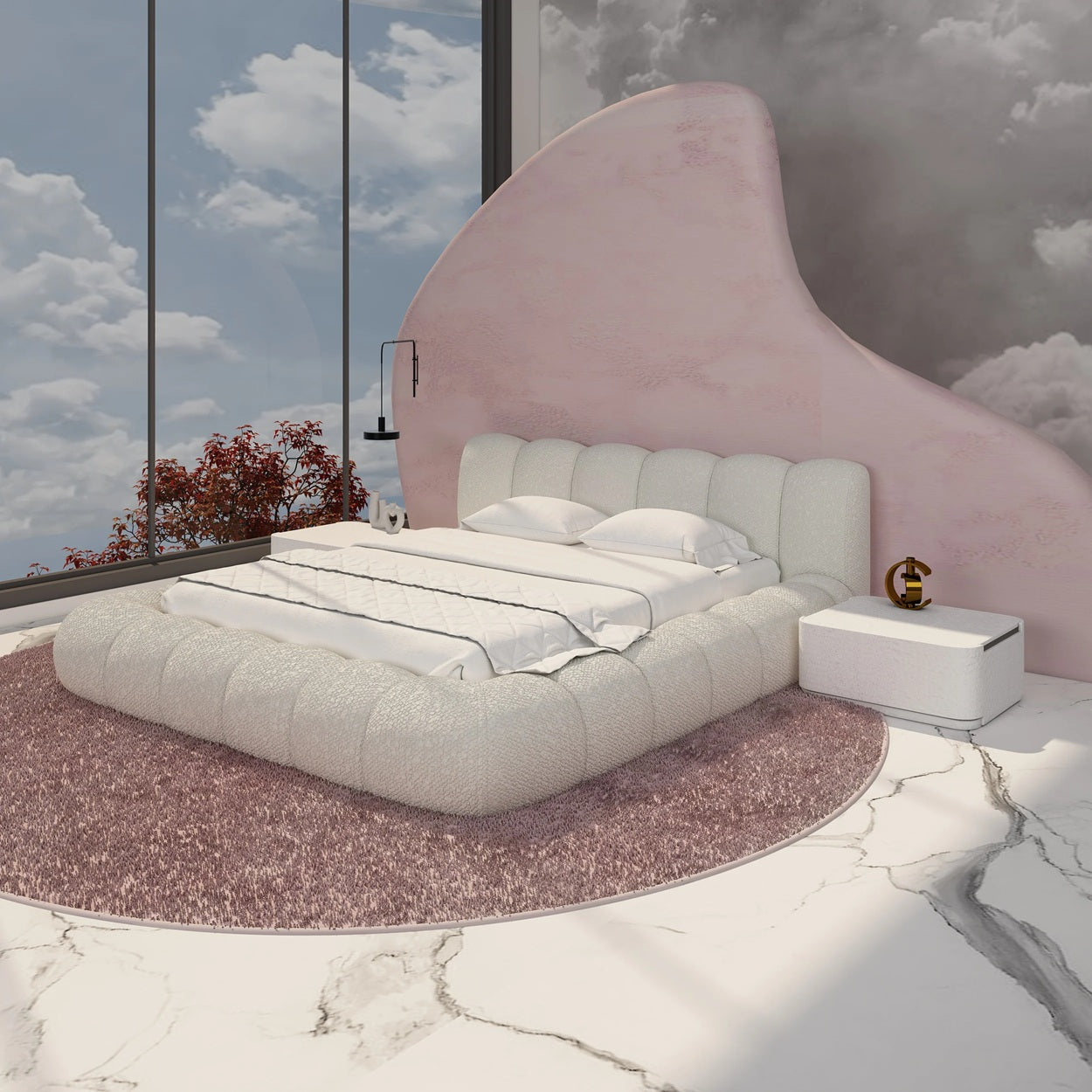 modern cloud bed in uae