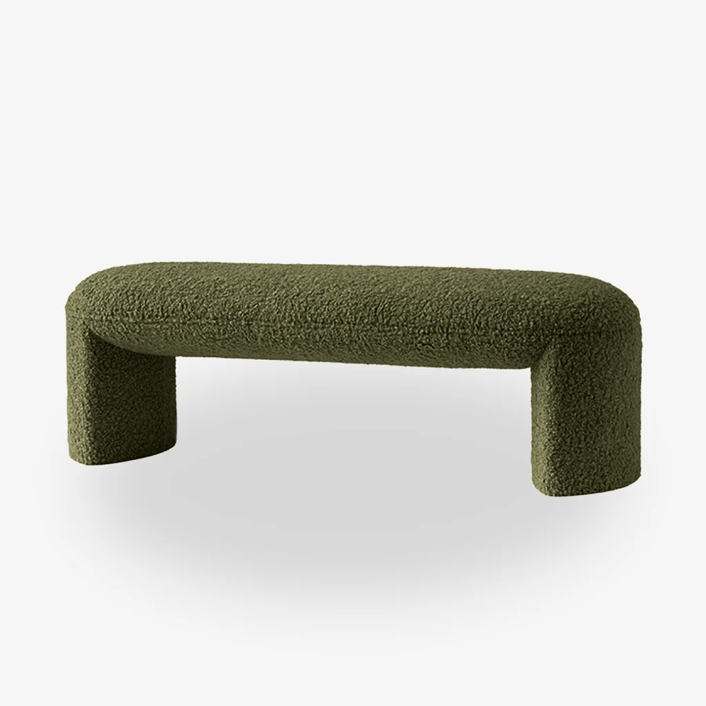 Green Boucle Bench 