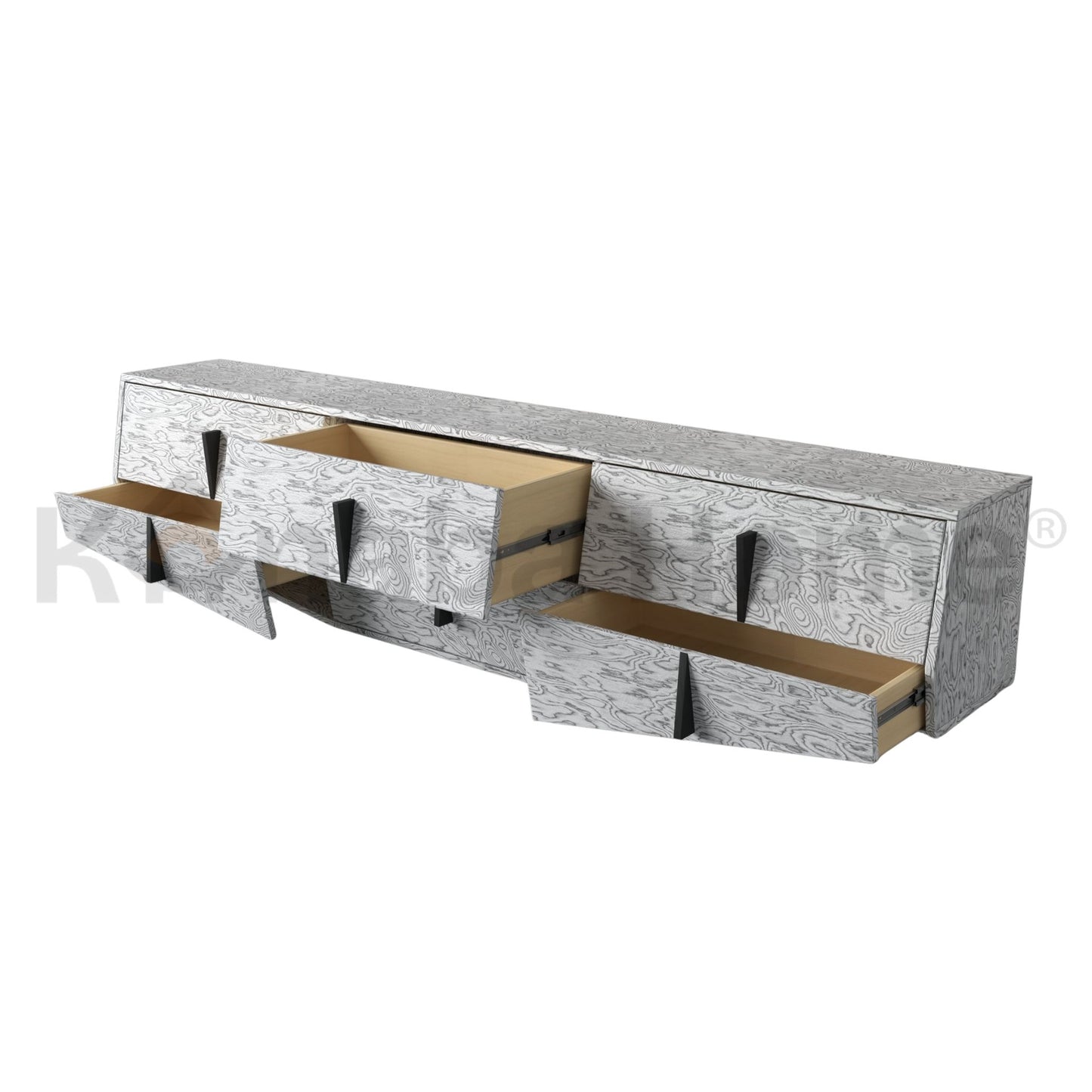 Stylish Concave TV Unit Design