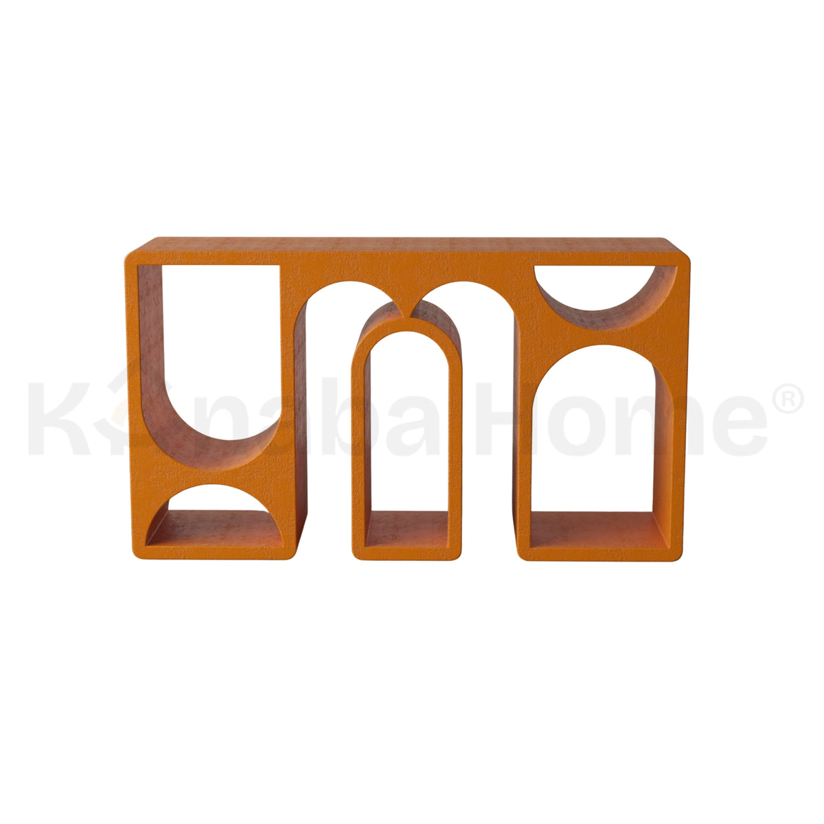 Contour Vault Console-German MDF & Bendy wood-Architecturally Silhouette Design-Kanaba Home