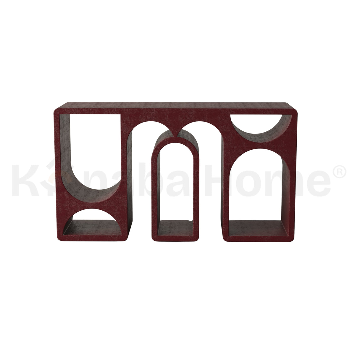 Contour Vault Console-German MDF & Bendy wood-Architecturally Silhouette Design-Kanaba Home