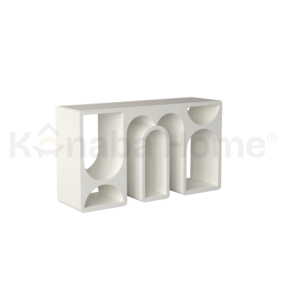 Contour Vault Console-German MDF & Bendy wood-Architecturally Silhouette Design-Kanaba Home