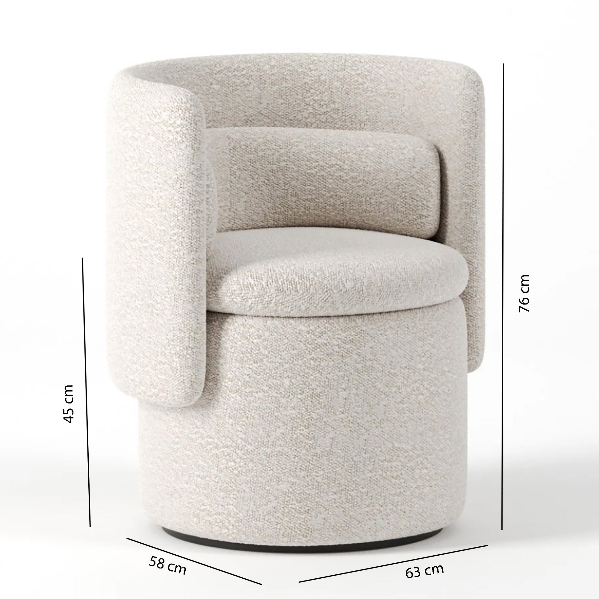 Coy Swivel Accent Chair