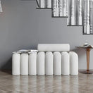 Darry BenchWhite Velvet (ANC 8020-01)