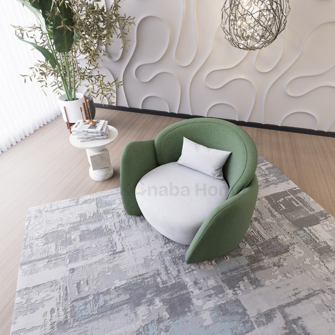 Modern Rounded Armchair
