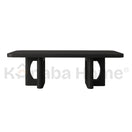 Dune Dining TableBLACK VENEER (RED OAK BLACK)