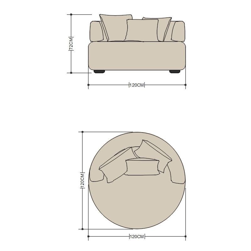 Outdoor Round Lounge
