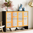 Switch black and orange shoe rack with front doors 2 image