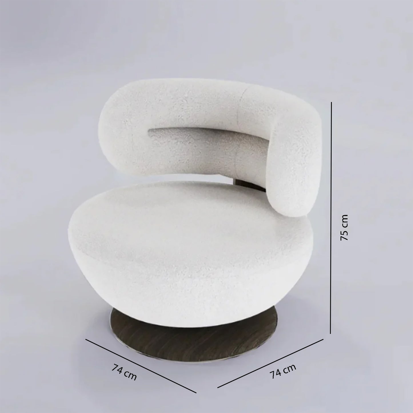 Exa Swivel Armchair