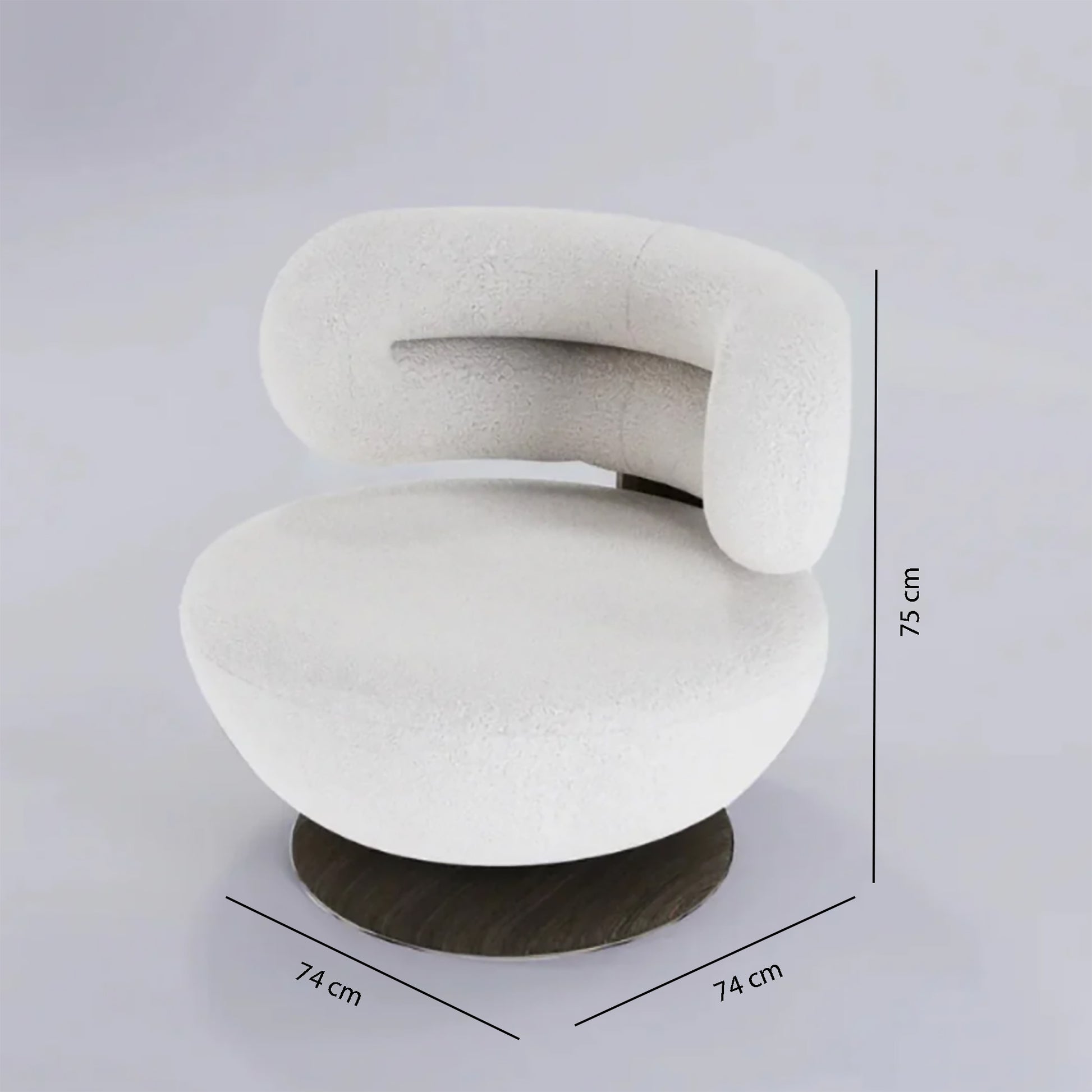 Exa Swivel Armchair