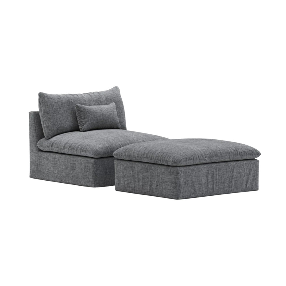Fae ChairDark Grey / With Ottoman