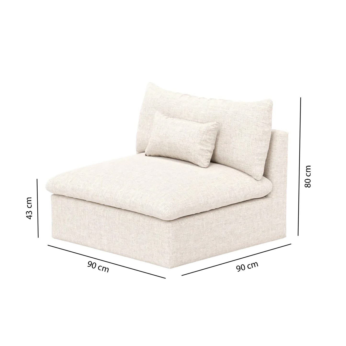 Accent Chair Dimension 