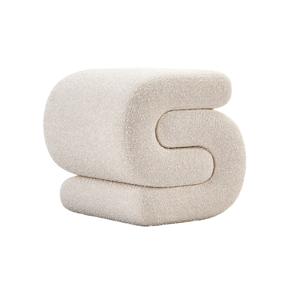 Fera OttomanWhite | Boucle