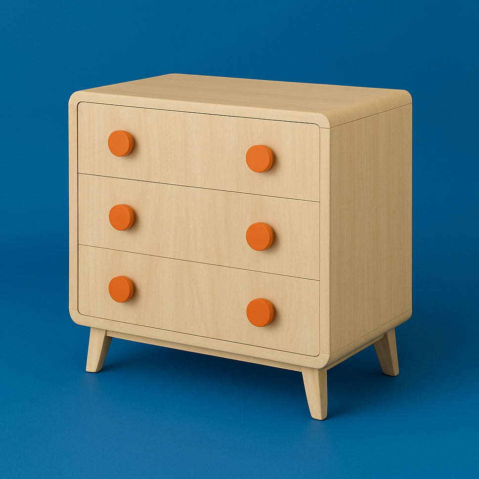 Fyna 3-Drawers Kids Dresser