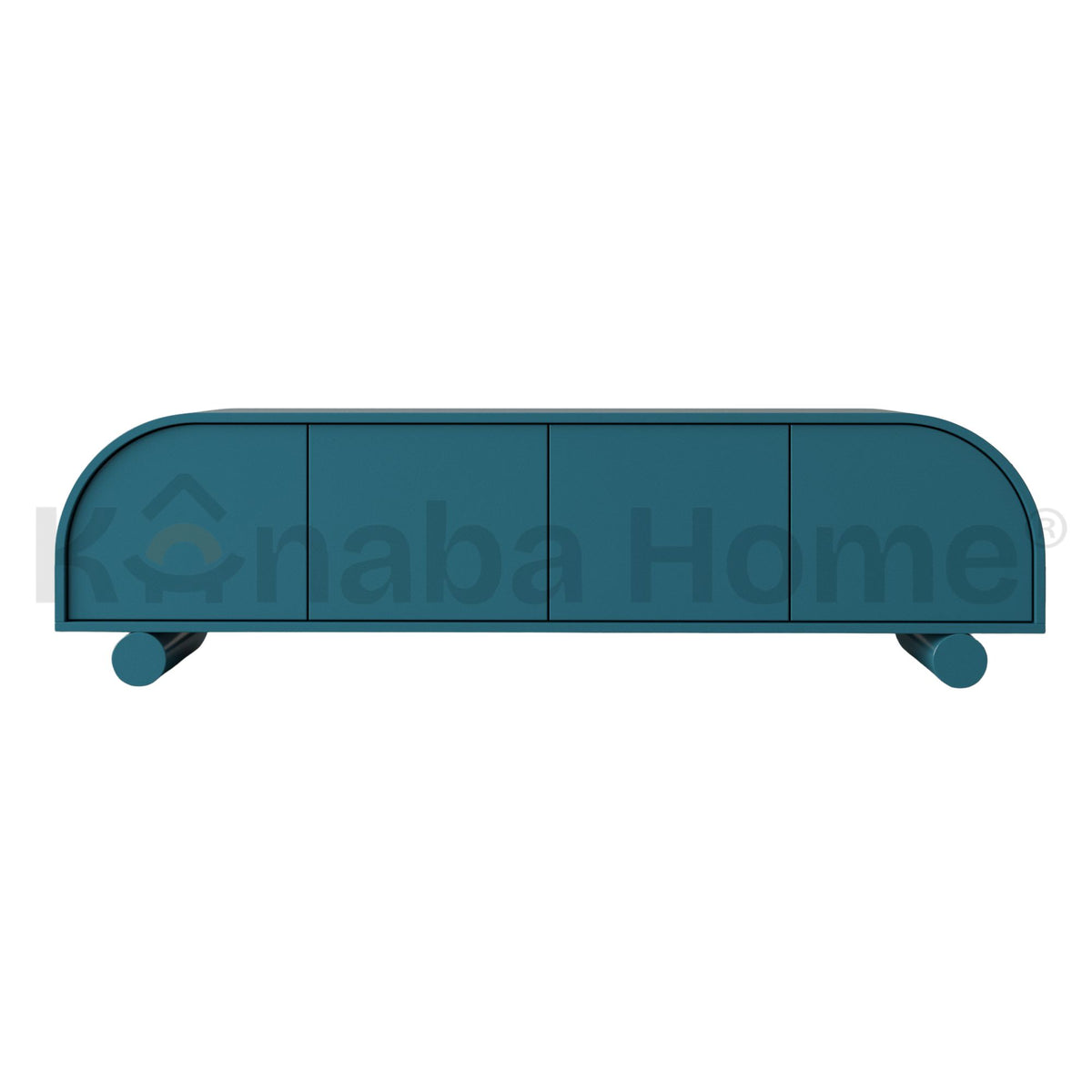 Halcyon Tv Unit-Bendy plywood & German MDF wood-Retro inspired Design-Kanaba Home