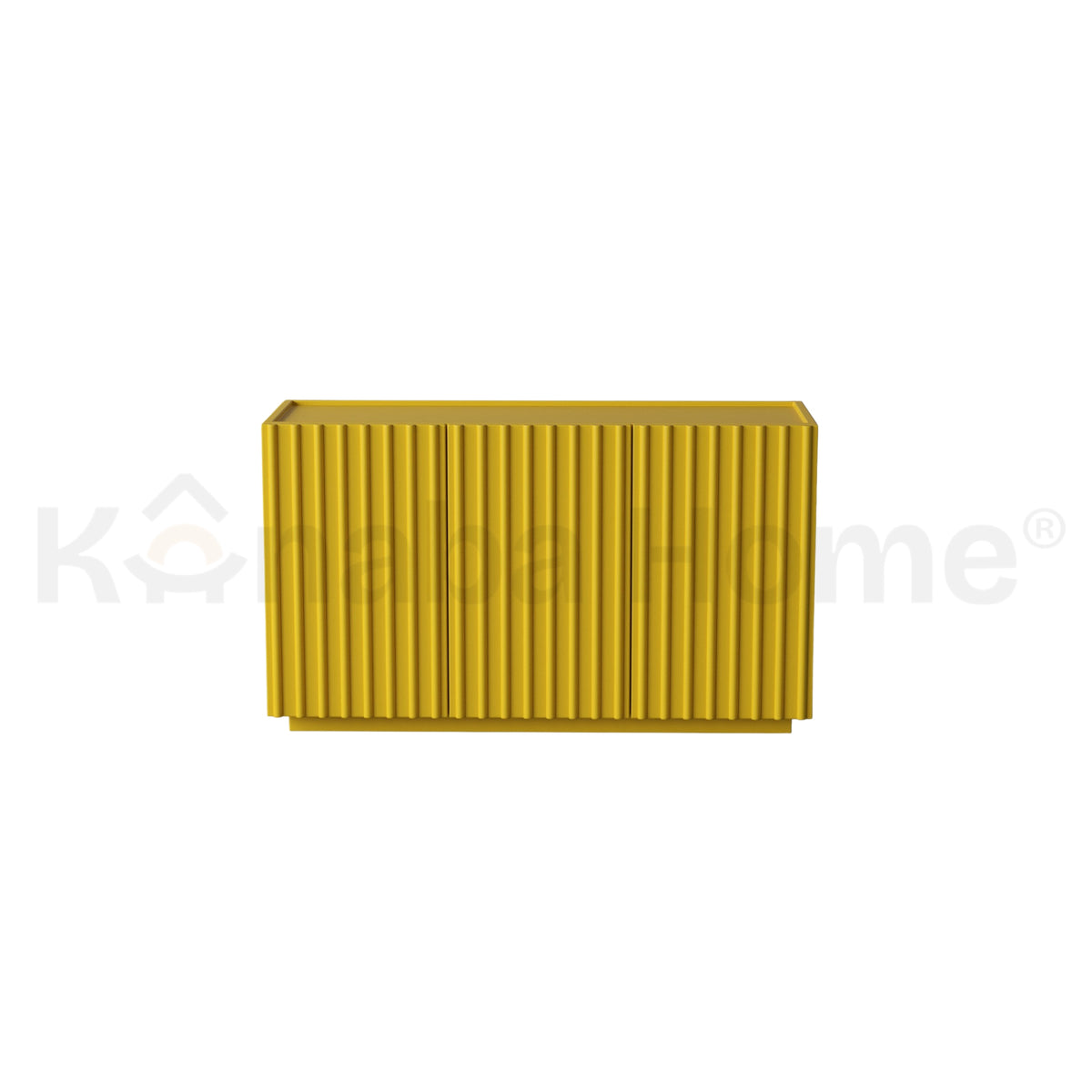Harmonic Dresser-German MDF & Beech wood strips-Clean fluted-front design-Kanaba Home