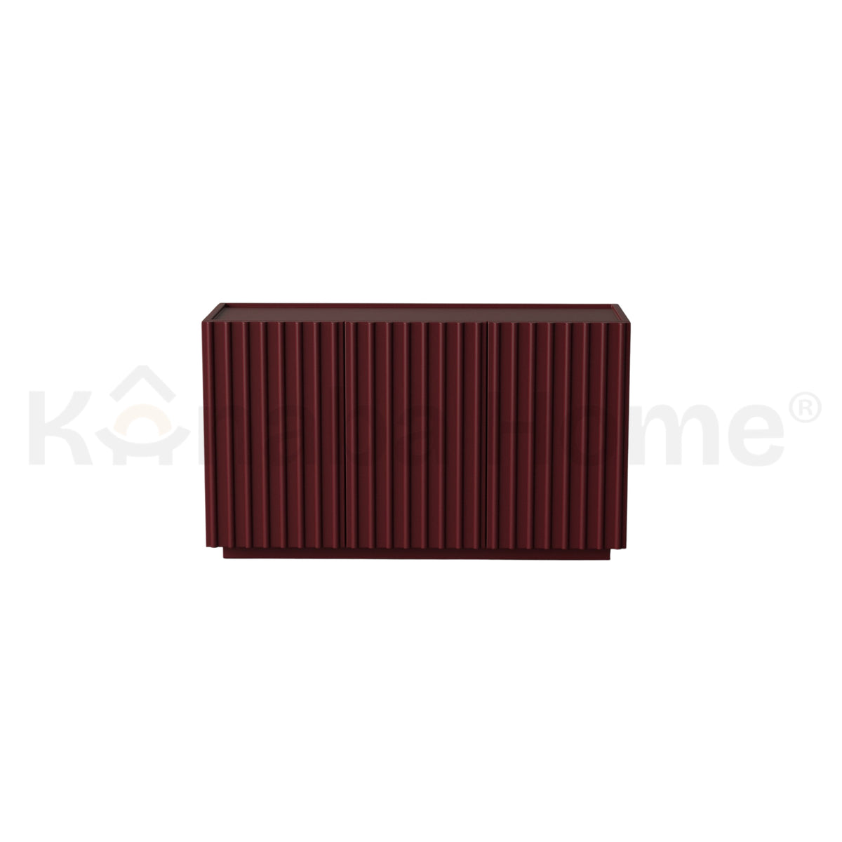 Harmonic Dresser-German MDF & Beech wood strips-Clean fluted-front design-Kanaba Home