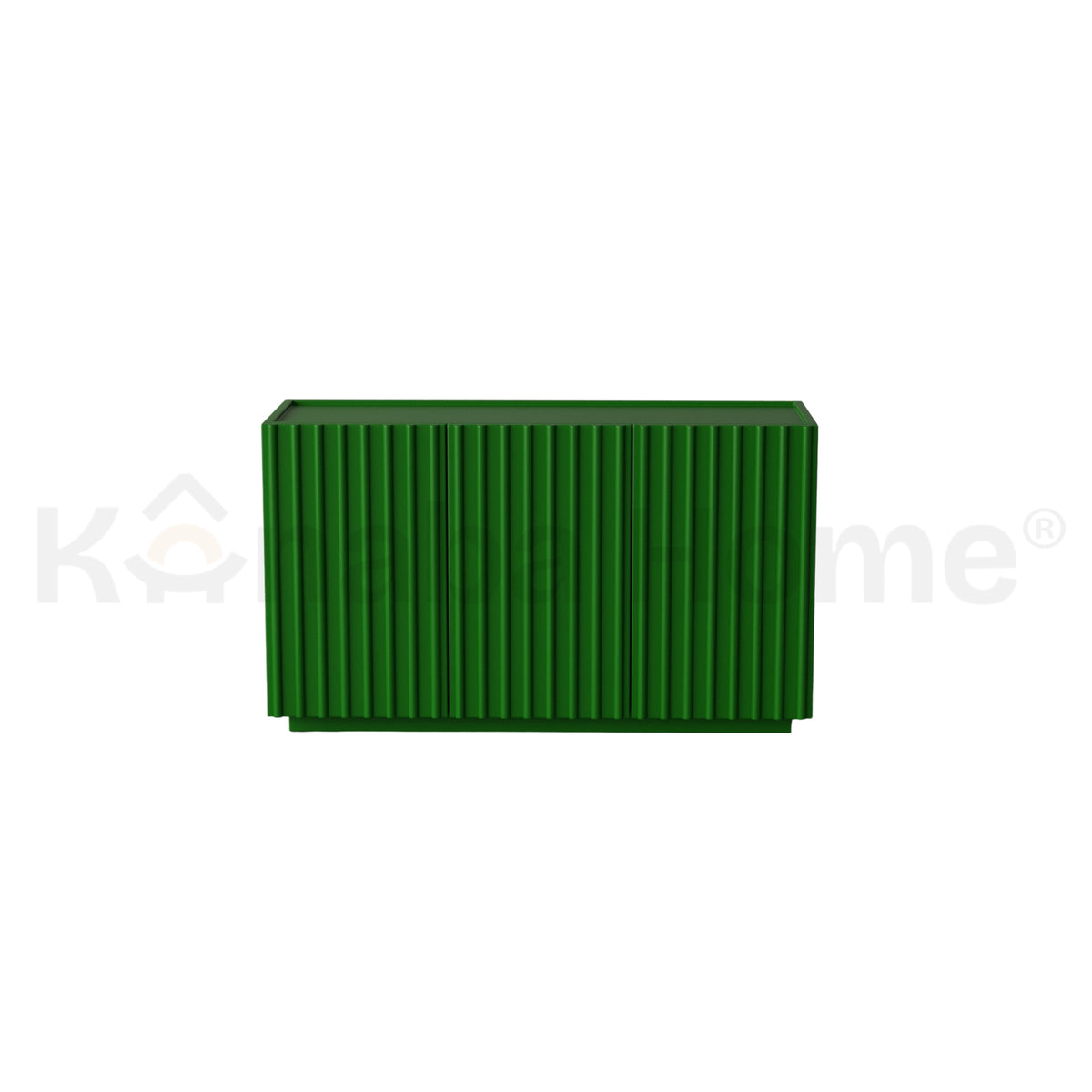 Harmonic Dresser-German MDF & Beech wood strips-Clean fluted-front design-Kanaba Home