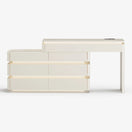 Ilune Makeup VanityVanity Only (Without Stool & Mirror) / Facing Left Drawers