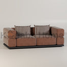 Kanaba Aura 2 Seater SofaBROWN MADRID 2660-21 + MADRID 2460-26
