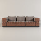Switch brown sofa with sidearms 3 image