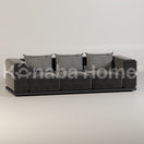 Kanaba Aura 3 Seater SofaBLACK MADRID 2660-25 + MADRID 2510-30